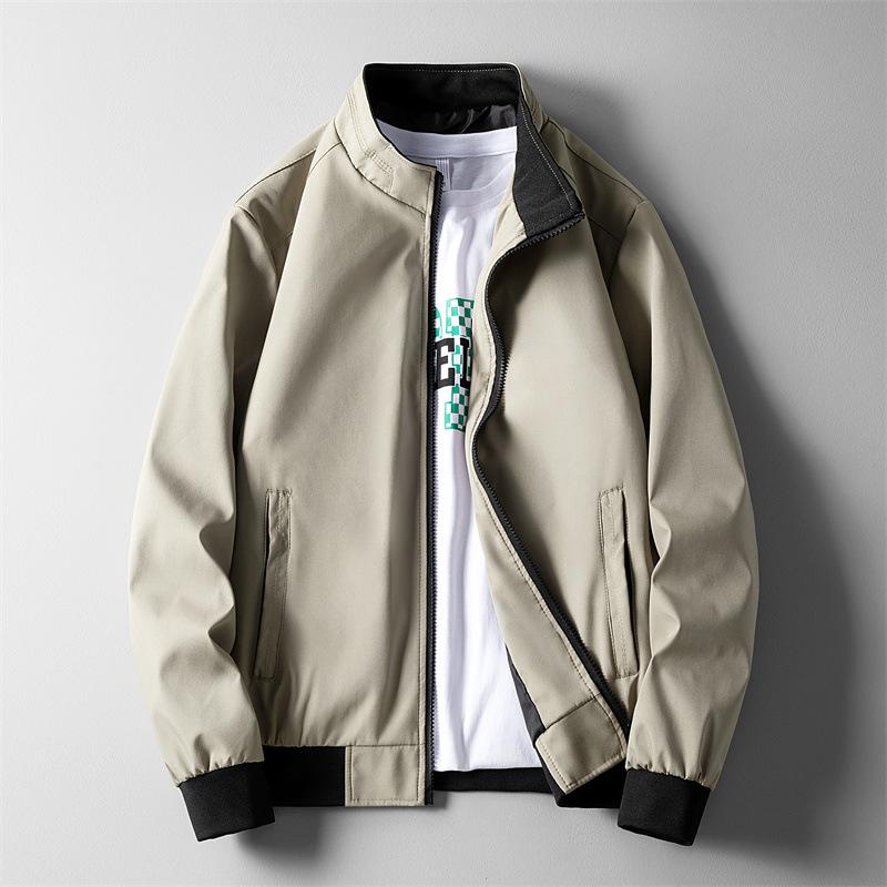 Frühling und Herbst Koreanische Casual Große Größe Kapuzenjacke Herren Top