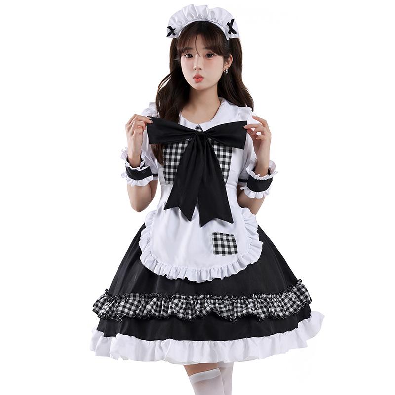 2023 Christmas & New Year Red Riding Hood Cosplay Maid Skirt - Lolita Dress Gift