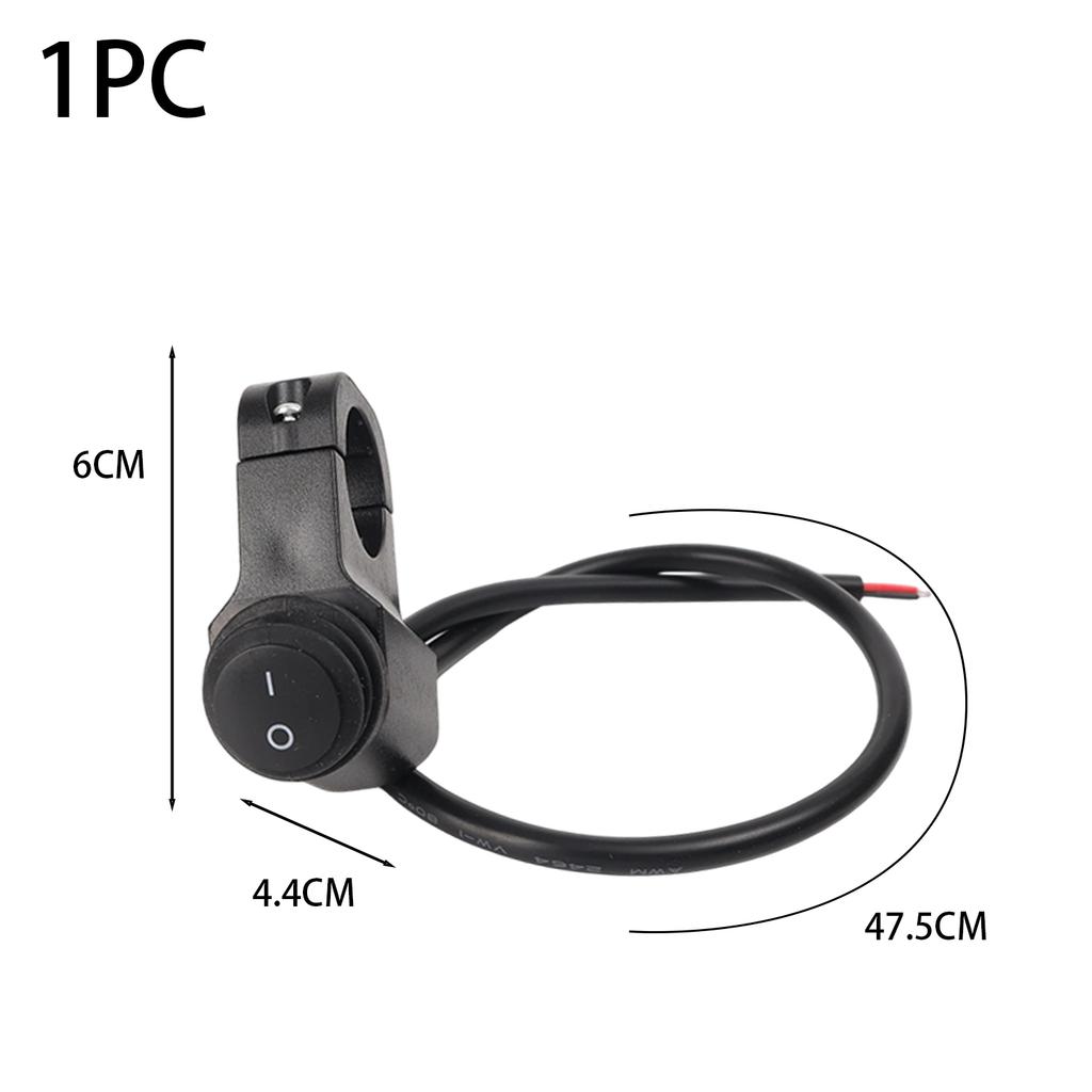 Universal Motorcycle 3 Way Switch ON OFF Mini Driving Light Switch with Clip Waterproof DC12V/10A Motorcycle Tools