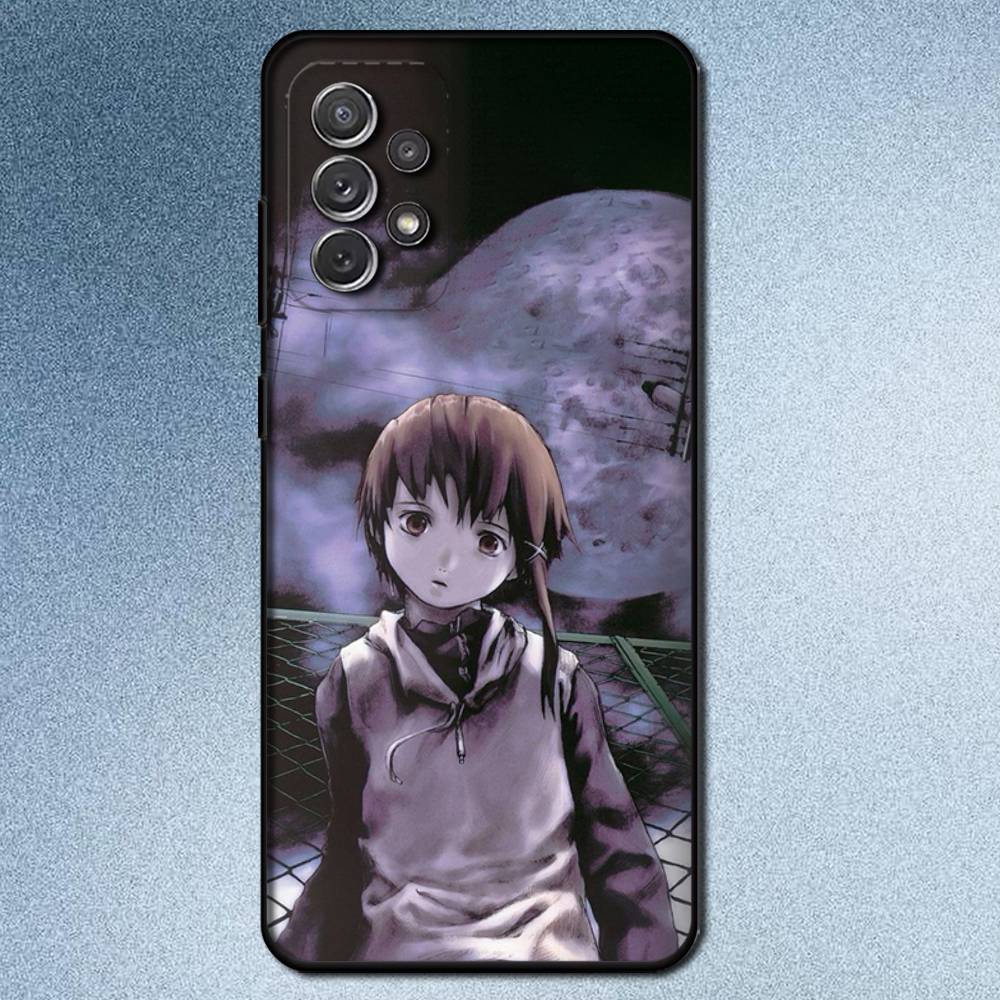 S-Serial E-Experiments L-Lain Phone Case For Samsung S25,S24,S21,S22,S23,S30,Ultra,S20,Plus,Fe,Lite,Note,10,9,5G Black Cover