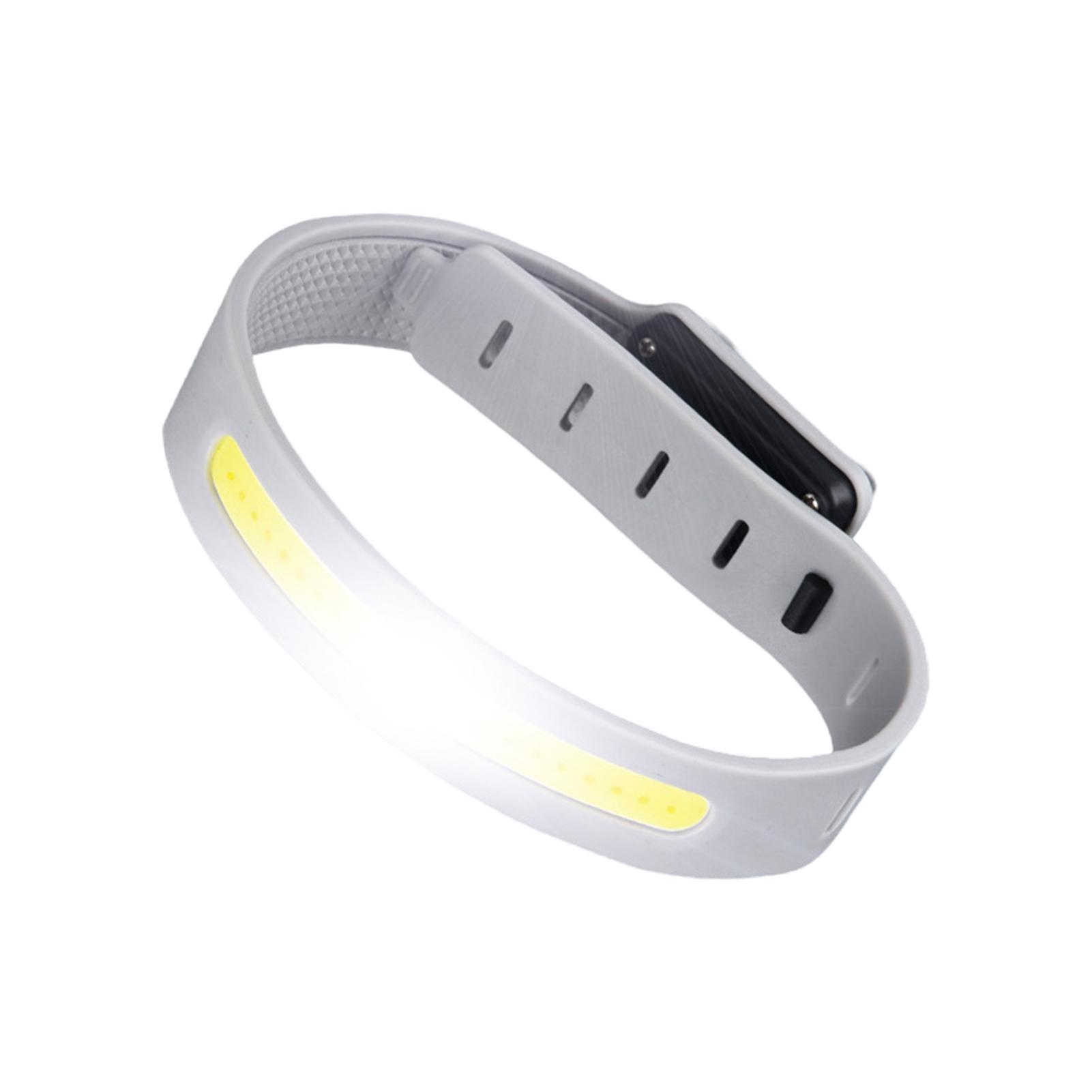 

USB Rechargeable COB LED Armband Light For Night Running IPX4 Waterproof Flashlight Type-C USB Leg
