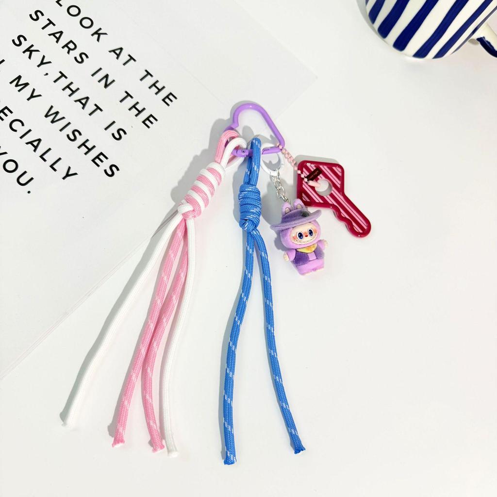 Seria Miu Lalka z tkaniny DIY Blind Box Zawieszka - Modny dodatek do zabawki, Seria Fioletowa