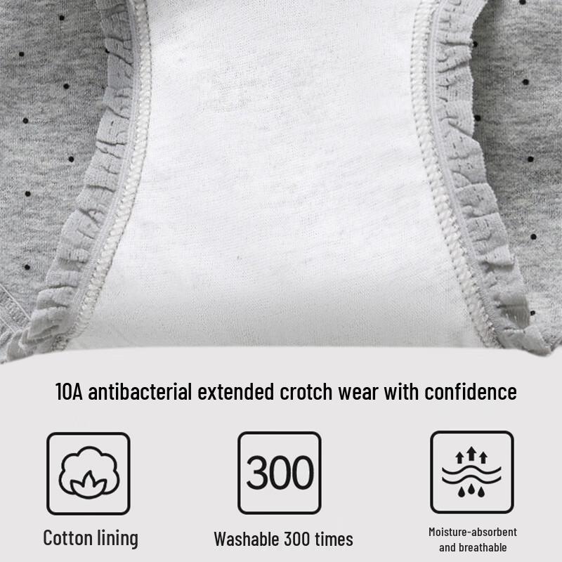 Urban Beauty Women's Pure Cotton Bowknot Briefs (3-Pack)