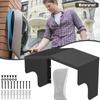 Copertină Protectoare Metalică pentru Încărcător EV Exterior Stație de Încărcare Vehicule Electrice Acoperiș Protector cu Accesorii de Instalare Negru