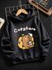 Classic Capybara Hooded Sweatshirt For Kids Summer Cute Crewneck Casual Boys Girls 3-14