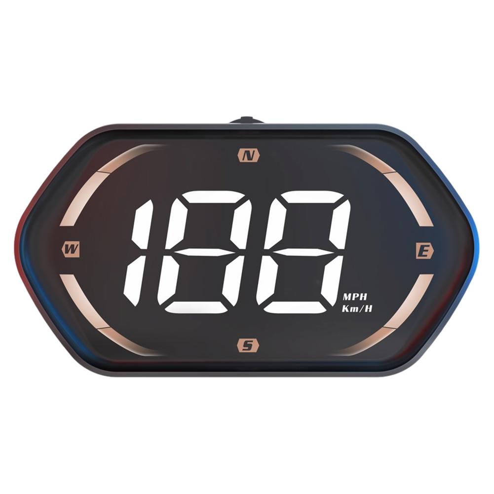 

Universal Head Up Display GPS Digital Speedometer Speed Meter for All Car Truck Plug and Play Auto Part золотий