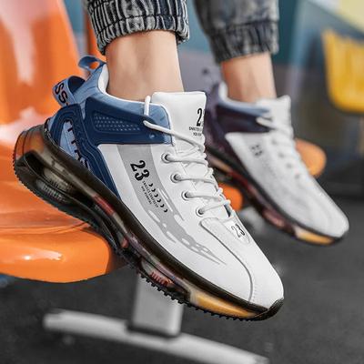 Erkek Spor Ayakkabıları Yeni Yüksek Bilekli Koşu Ayakkabıları Yuvarlak Burunlu Platform Ayakkabılar Erkekler için Günlük Moda Spor Ayakkabılar Zapatillas De Deporte