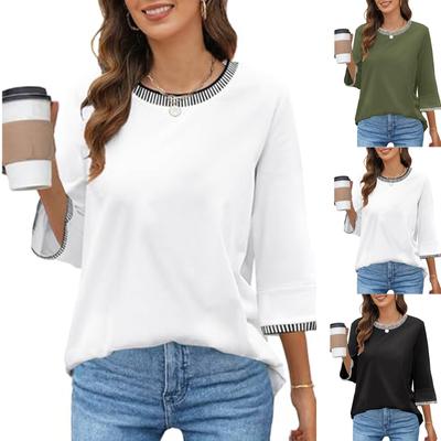 Oberteile für Damen, langärmelig, Pullover, lässige Hemden