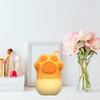 Silicone Ice Holder Facial Roller Massage Tool Cat Paw Shape for Face and Eye Neck Comfortable to Hold with Brush Reusable Cute