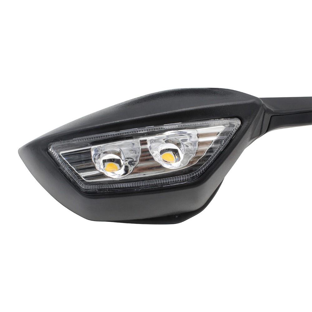 1 Pair For KAWASAKI NINJA ZX10R ZX-10R ZX 10R 2011-2015 Motorcycle Mirror LED Turn Light Signals Moto Rearview Mirrors