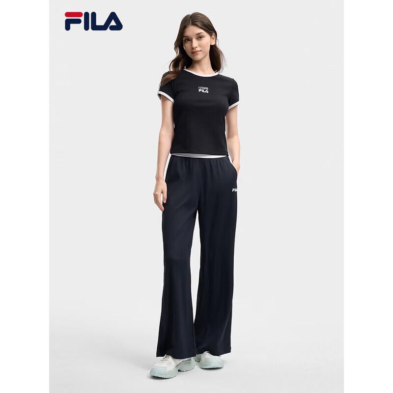 FILA Women s 2026 Summer Knit Wide-Leg Pants 2XL