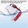 G9-2000GPH Marine Water Bilge Pump Submersible Yacht Boat 12V Caravan Fishing Sea Red