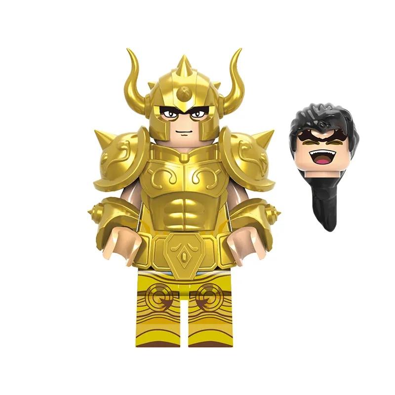 Golden 12 Zodiac Signs Building Blocks