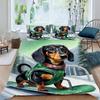 Three-Piece Cute Pet Quilt Cover 3D Digital Printing Bedding Kit