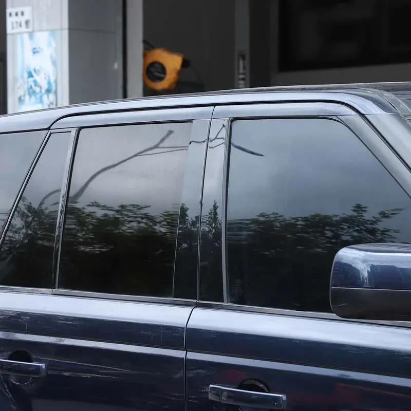 Pro Land Rover Range Rover Sport 2005-2013 PC Černá Krytka/Samolepka na Sloupek B Dveří Okna Auta Příslušenství