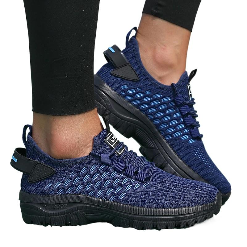 

Мужские спортивные туфли с сетчатым верхом и нескользящей подошвой, дизайнерская женская обувь, женские повседневные туфли на плоской подошве белого цвета, кроссовки 36