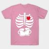 T Shirt Women Bones Harajuku Print Kawaii Tshirt Summer Short Sleeve Female T-Shirt Top Tee