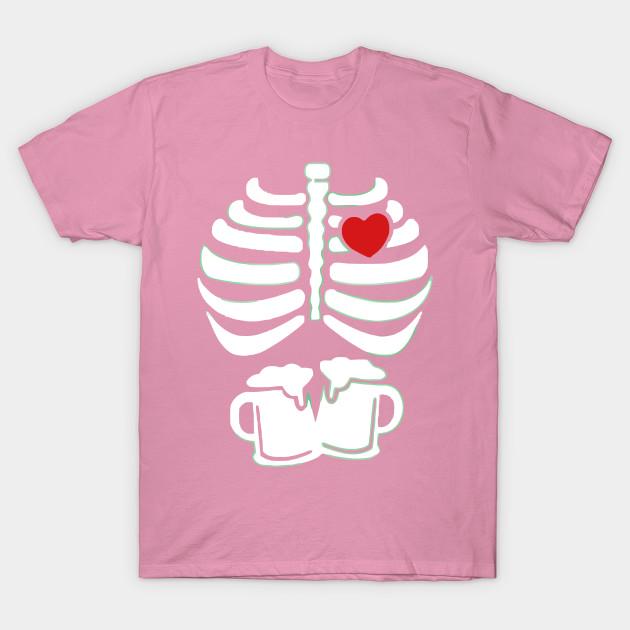 T Shirt Women Bones Harajuku Print Kawaii Tshirt Summer Short Sleeve Female T-Shirt Top Tee