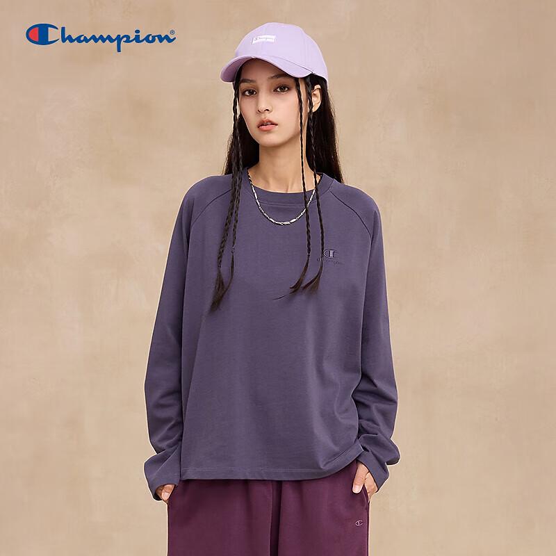 Champion Women s Basic Raglan Long-Sleeve T-Shirt S 4760₽