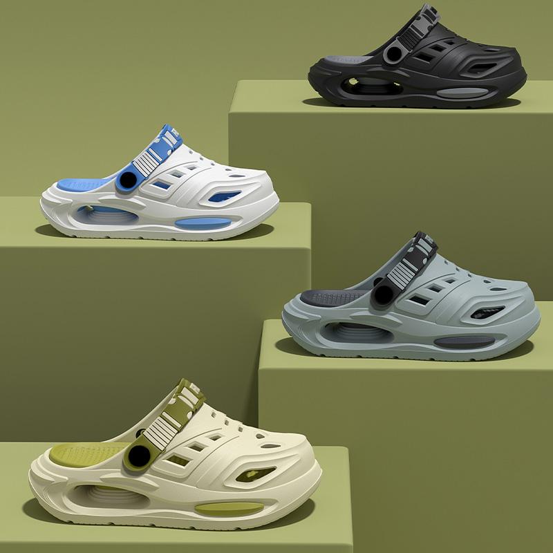 Scarpe Estive da Uomo a Forma di Grotta Moda Pantofole Traspiranti Antiscivolo Pantofole Casual