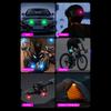 Strobe Lights For Car 6 Pieces Cordless Safety Lights Remote Control 8-Color Anti Collision LED For Dirtbike Trailer Stroller