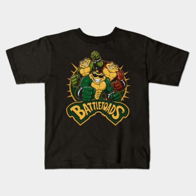 Boys Girls Soft Cotton Graphic Tees Battletoads Retro Video Game T-shirt Breathable Daily School Wear Kids T-Shirts