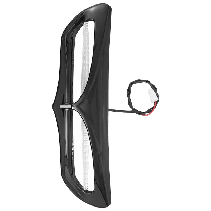 Motorcycle Batwing Fairing Vent Trim with LED Light For 2014- Harley Electra Glide Street Glide Tri Glide
