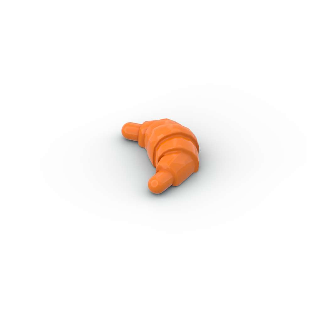 MOC 10 STÜCK 33125 Croissant Bausteine mit abgerundeten Enden Brot Lebensmittel Idee Steine Partikel Puzzle Spielzeug Kinder Geburtstagsgeschenke