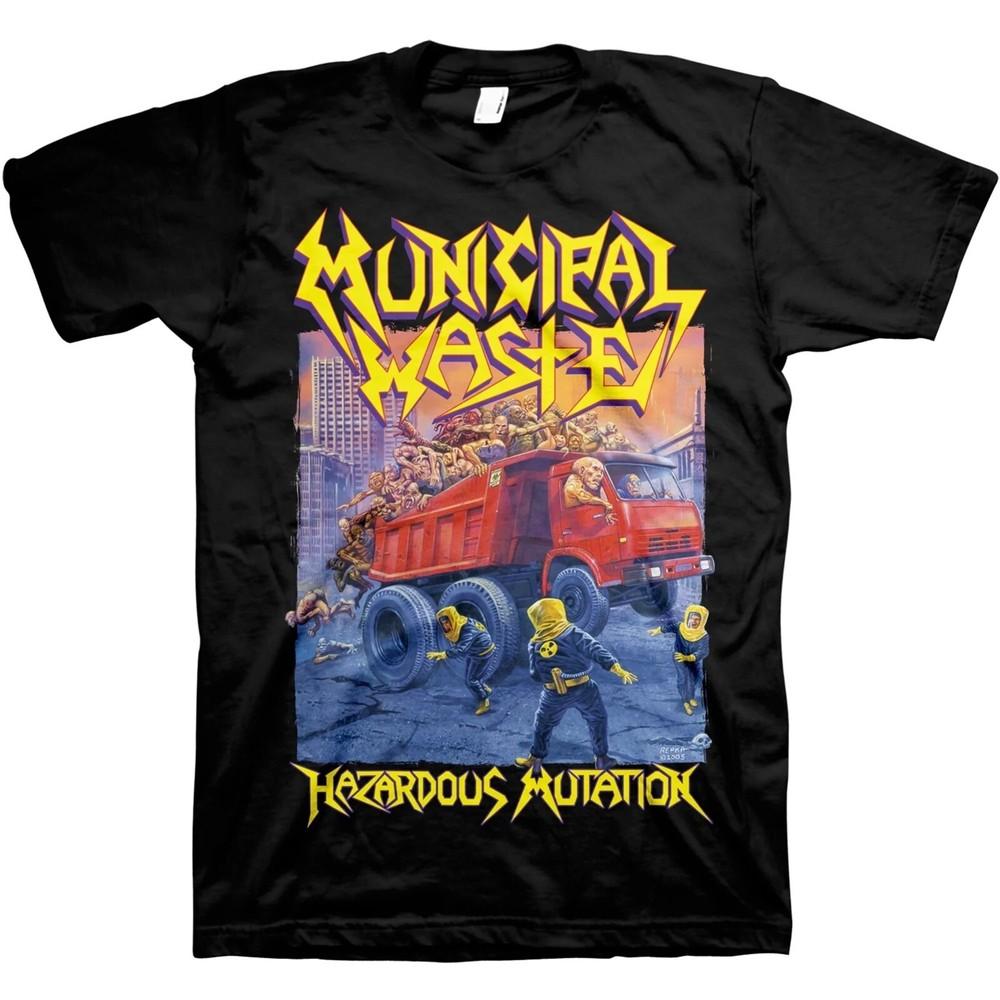 MUNICIPAL WASTE cd cvr HAZARDOUS MUTATION Official SHIRT XL New waste partying Unisex T-Shirt S