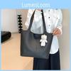 Large Capacity Women's Bags 2024 Spring New Simple Shoulder Bag Street Fashion Tote Bag