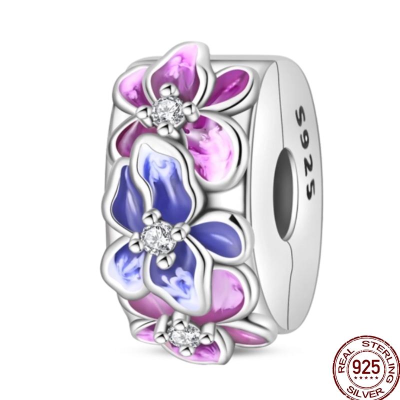 Original Copper Charm Beads Luminous Firefly Tarot Card Perfume Butterfly Bead For Women Diy Bracelet Charm Jewelry