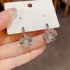 French Flower Pearl Earrings Elegant Irregular Drop Earrings Temperament Charm Earrings Vacation Party Jewelry For Women