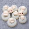 3DFairy Head Baby Face Silikonform Handgjord Tvållera Gipsform Fondant Chokladform Kex Socker Hantverksform DIY