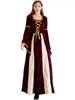 Halloween Greek Court Princess and Queen Costumes, Retro European Royal Drama Stage Costumes