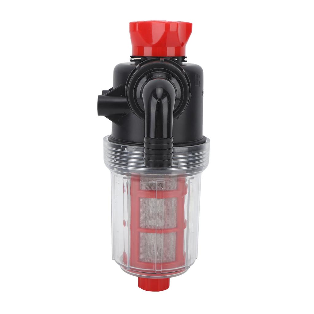Bewässerungswasserpumpenfilter Feinmaschiges Doppelschicht-Filtersystem Hoher Durchfluss Inline-Sieb für Garten Rasen 38mm Anschluss