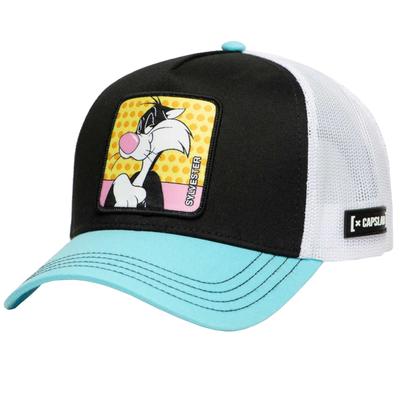 Capslab Sylvester Looney Tunes, Mens Black Cap