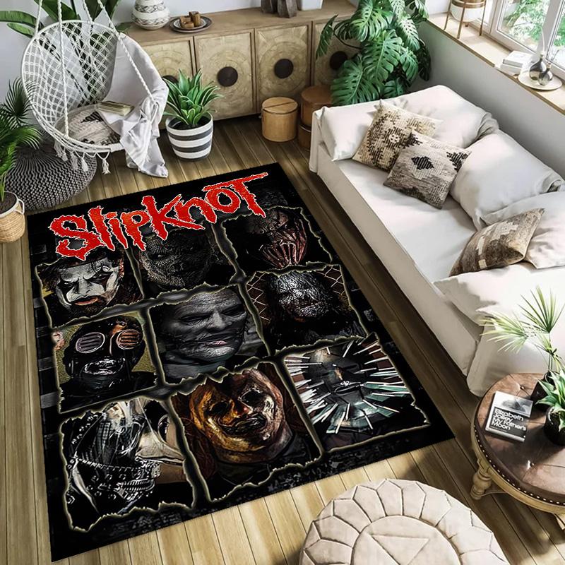 Slipknot: Chaos Rebellion carpet printing Suitable for all seasons Dormitory decoration Christmas gifts Bathroom mat