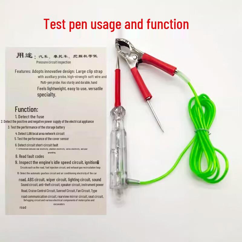 Multi-Function Automotive Electrical Circuit Tester