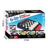 6-in-1 set of game pieces chessboards international chess flying chess backcountry chess checkers western chess snake ladder chess