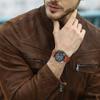 Leather Belt Personality Large Dial Fashion Casual Men's Watch Luminous Men's Quartz Watch