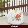 Bule de chá de camurça jade de alta qualidade, conjunto de bule e xícara de chá puer, chaleira aquecida, utensílios de chá, bules, caneca chinesa, serviço de argila