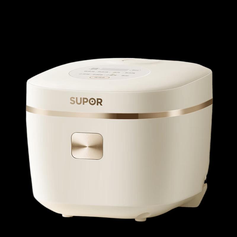 SUPOR 3L Smart Stainless Steel Coating-Free Rice Cooker CN plug (adapter included)