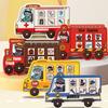 Non-Toxic Children'S Early Education Matching Game Five Style Life Scene Matching Fire Engine Matching Educational Toy For Kids