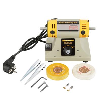 EU Plug 220V 350W Electric Grinder Polishing Machine for Jewelry Dental Lathe Motor
