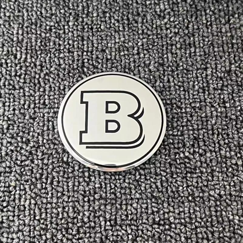 

4 шт. 56 мм Наклейки на ковпачки центральних дисків коліс автомобіля Аксесуари Для Mercedes Benz Brabus AMG Smart Maybach W205 W203 W206 W108 W124 W126 56mm&1 Set (4Pcs)