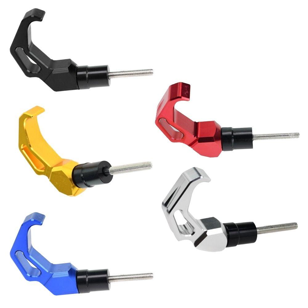 Universeller Aluminiumlegierungs-Motorradhaken Bunter Mehrpositionen-Montage-Gepäckhaken Helmhakenhalter Lieferfahrer