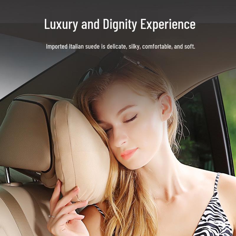 Mercedes-Benz Universal Car Headrest Pillow - 4 Seasons Neck Support for Comfortable Seating
