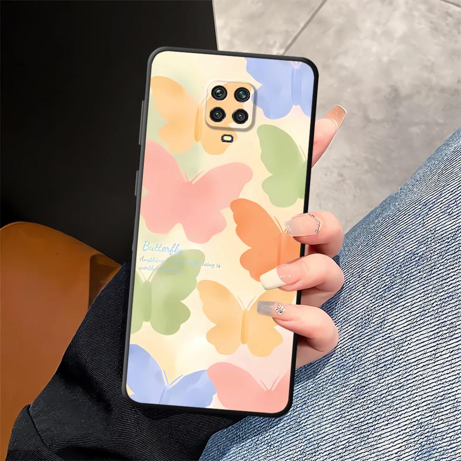 Cartoon Butterfly Phone Cover Case for Xiaomi Redmi Note 14 A3 13 Pro Plus 14C 12C 13C K80 10 9 8 7 12 11 A4 A5 A1 A2 A1 K40