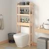 Day and Night - Day and Night Bathroom Shelf Solid Pine Wood 63x26x171 Cm