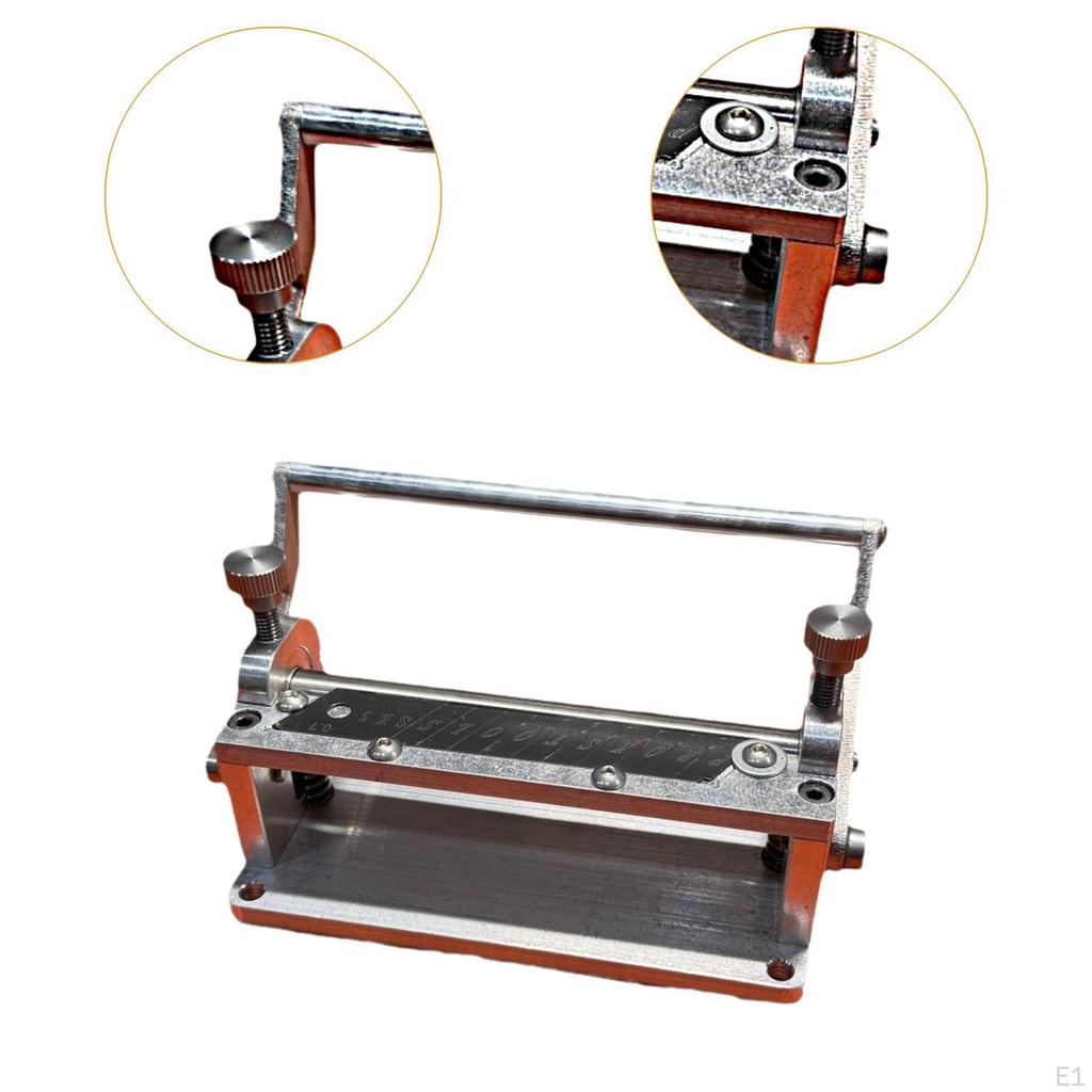 Manual Leather Peeling Machine, Edge Skiving Tool, Strip Belt Thinning Peel Working
